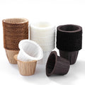 Paper Mini Gold White Cupcake Liners Custom Brown Greaseproof Baking Cups case 30pcs/pack