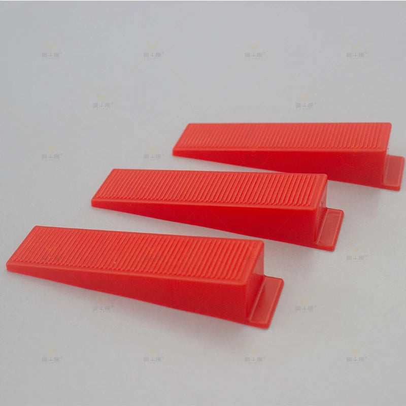 Factory Price Easy to Remove Red Plastic Reusable Tile Leveling Wedges for Tiles of Various Sizes and Shapes