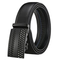 LQbelt New Men's Automatic Buckle Leather Belts for Men Business Wholesale Ratchet Belt Factory Custom logo