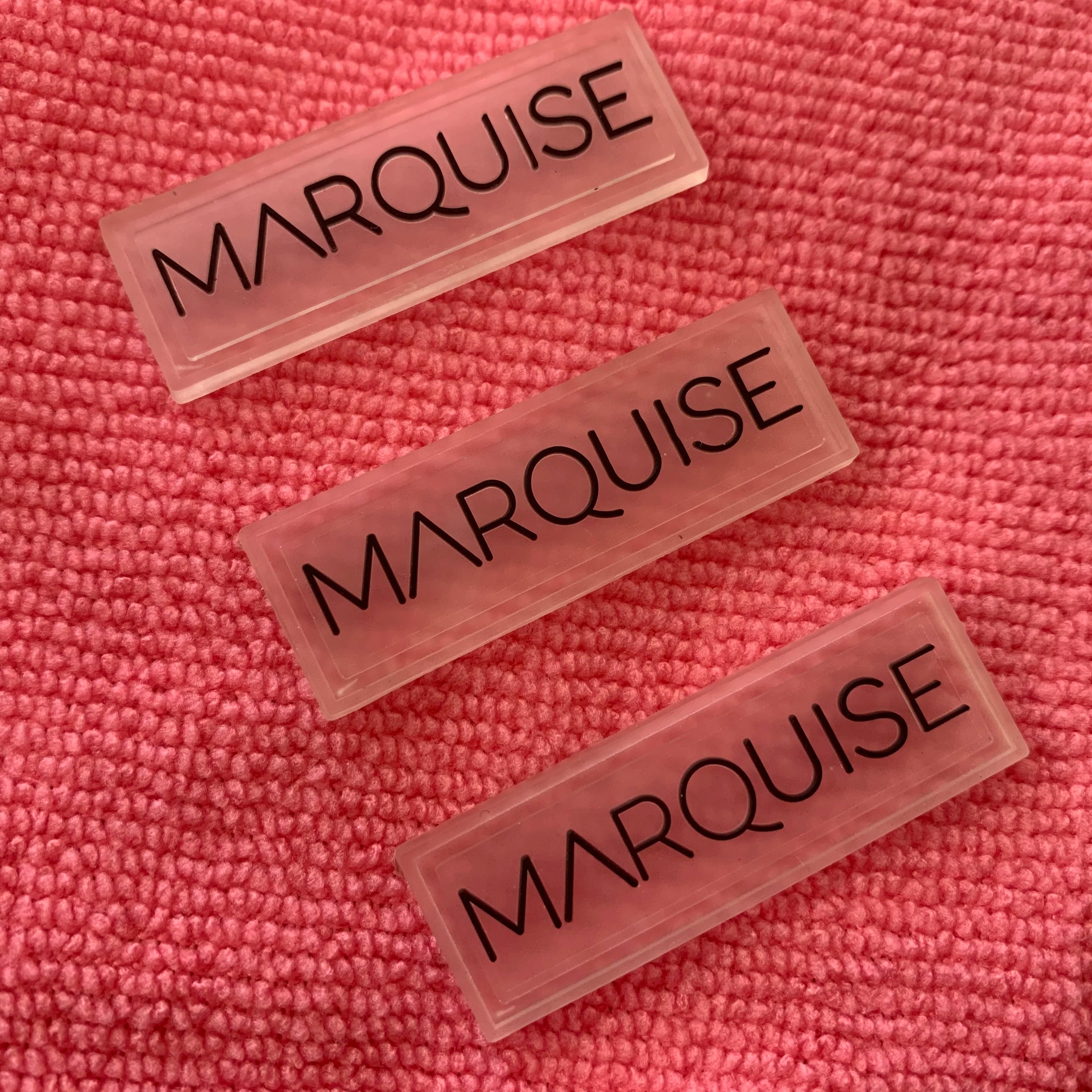 Waterproof Transparent PVC Rubber Labelprivate Brand Name Sew on Embossed Rubber logo Badge