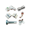 Restroom Full Set 304SS Stainless Steel Toilet Cubicle Accessories Toilet Partition Hardwares Toilet Cubicle Fittings Set