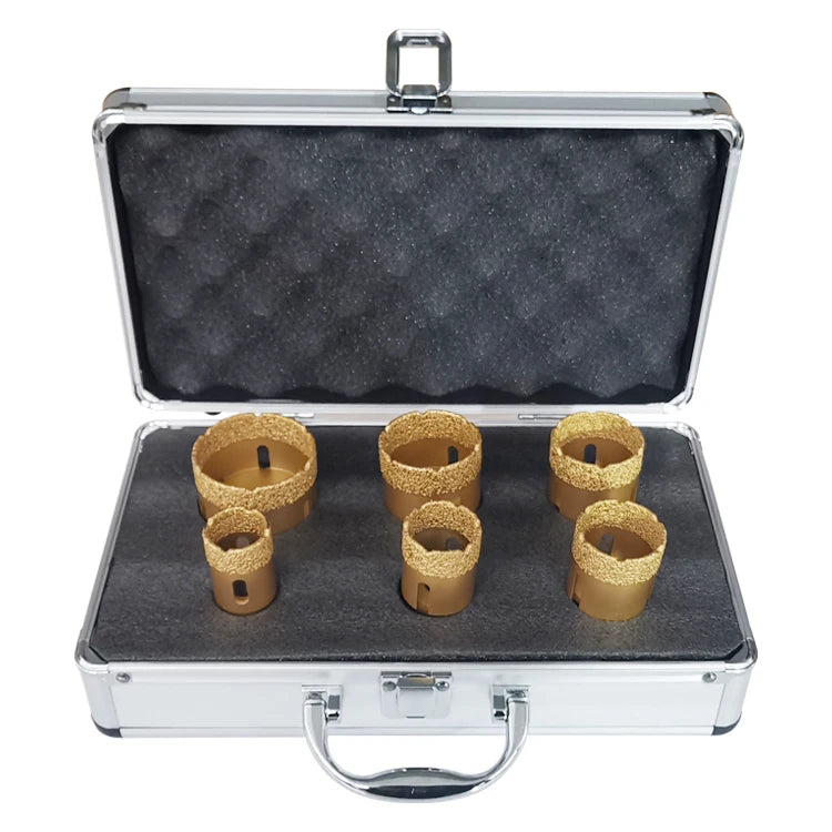 Diamond Drilling Core Bit Dry Vacuum Braze Diamond Drill Bit M14 Tile Hole Saw Stone Drill Bit