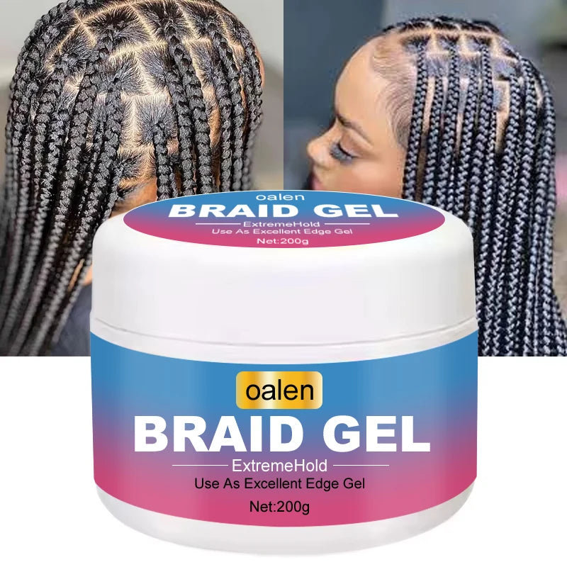 Braid Styling Anti Itch Cool Scalp African Hair Moisturizing Twists Hair Styling Extra Hold Braid Gel
