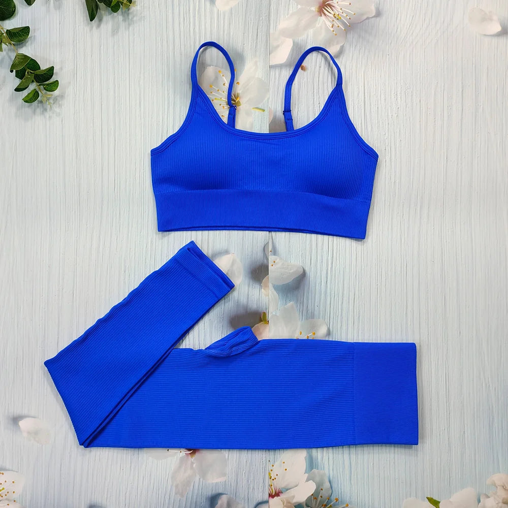 2025 New Arrivals Seamless Activewear Sport Wear Women Yoga Set Custom Logo Clothing Plus Size Seamless Gym Fitness Sets