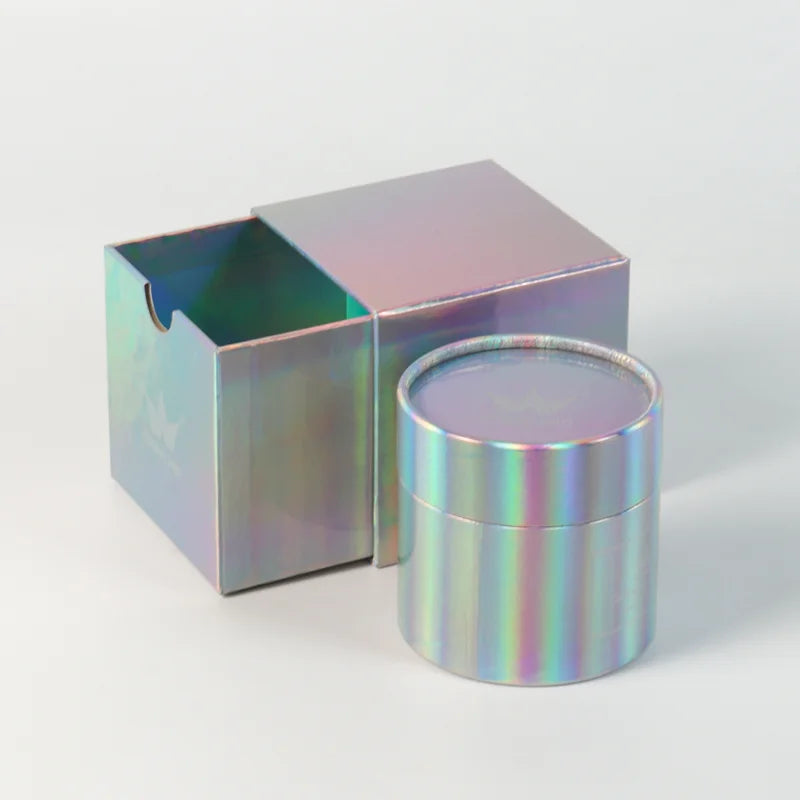 Kraft Paper Tube Cylindrical Paper Canister Gift Packaging Round Paper Tube Cylinder Packaging Box for Candles