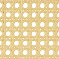 Modern Natual Natural Rattan Cane Webbing Roll for Background