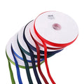 Wholesales Custom 10mm Satin Ribbon Personalized Printed logo Black 3/8inch Satin Printing Decoration
