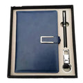 Corporate Gift Promotional Notebook Metal Ballpen and Keychain Business Gift Set with Custom logo