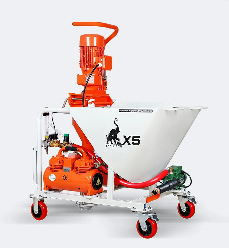 X5 Hot Selling Gypsum Plaster Machineautomatic Plastering Machine Cement Wall