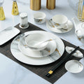 2022 New Style White Ceramic Dinner Set Eco-Friendly Factory Wholesale Crockery for Dinner China Dishes for Presents