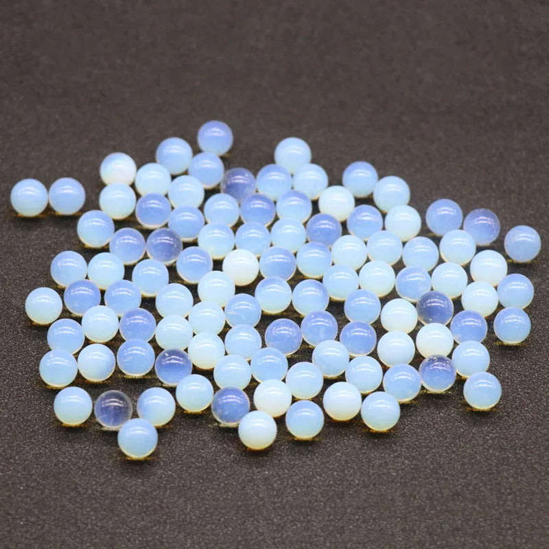 DIY New Natural Opalite  jewelry beads Aquamarine gemstone Sphere Ball pendant for sale