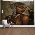 Custom African Women Tapestry High Digital Printing Hippie Wall Hanging Tapestry for Bedroom Decor