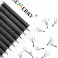 W V Y Shape Volume Eyelash Extension Individual False Eyelashes Private Label Eyelash Extension YY W Weave Clover 3DW Lashes