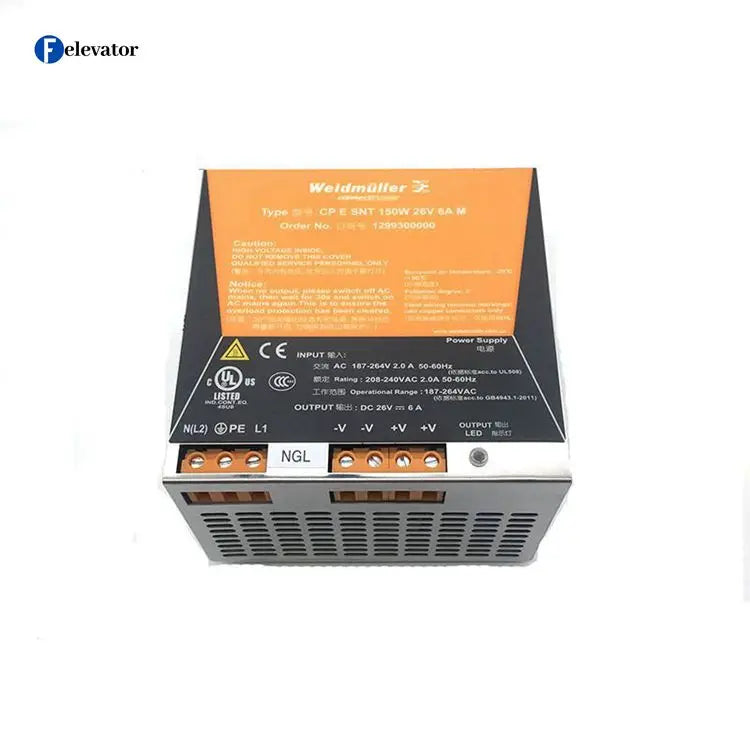 3300 3600 Power Supply Box 150W 26V 6A 1301320000 Elevator Accessories AC Drive Type for Apartment Passenger Elevator