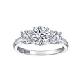 Fashionable Best S925 Sterling Silver Wedding and Engagement Rings for Women Birthday Party Fashion Jewelry MegaBDM
