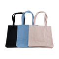 Custom Printed Cotton Canvas Tote Shopping Bag Organic Handled Shopping Bag with Logo Silk Screen Printed Letter Pattern
