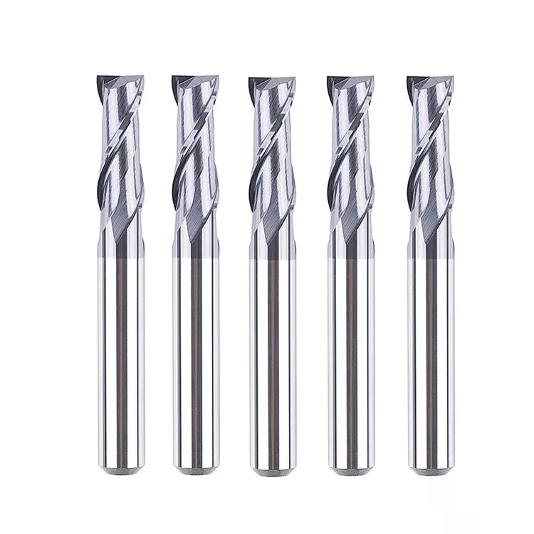 DZ 5pcs 5/16" Carbide End Mill CNC Router Bits High Performance Cutter for Metal Aluminium Milling