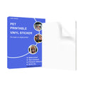 Waterproof Removable PET Vinyl Sticker Printable Inkjet Glossy/Matte White Label Sheet Paper A4 Papel Adhesivo for Laser Printer