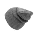 Manufacturer Custom Logo Embroidery Long Cuffless Toque Color Designer Beanie