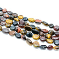 Wholesale Tiger Eye Loose Gemstone Beads 6*8/8*10mm Natural 3 Colors-Red for DIY Jewelry