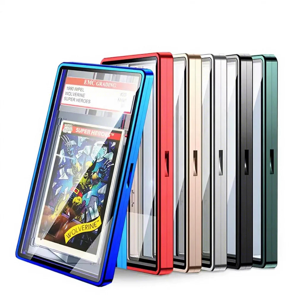 Hot Selling Metal Protective Magnetic Graded Card Display Case BGS TCG  Baseball Sport Grading Bumper Guard