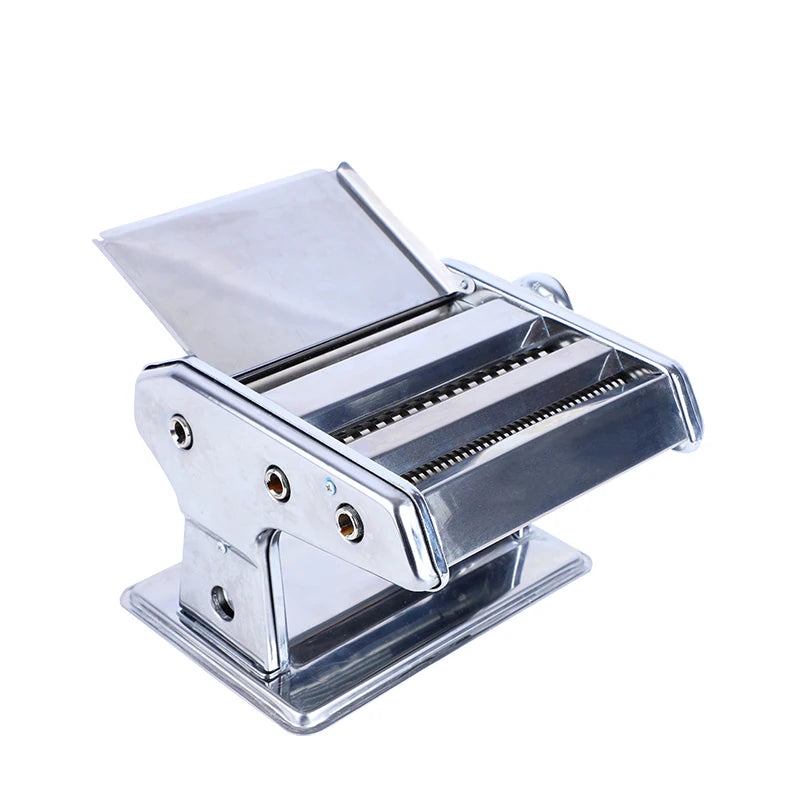 Stainless Steel Manual Cutting Adjustable Thickness Dough Fresh Noodle Pasta Maker Machine Kitchen Tools