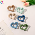 QIYUE Korea 2021 New Fashion Candy Color Lovely Plastic Hair Claw Clip Retro Simple Solid Color Hairgrip for Girls