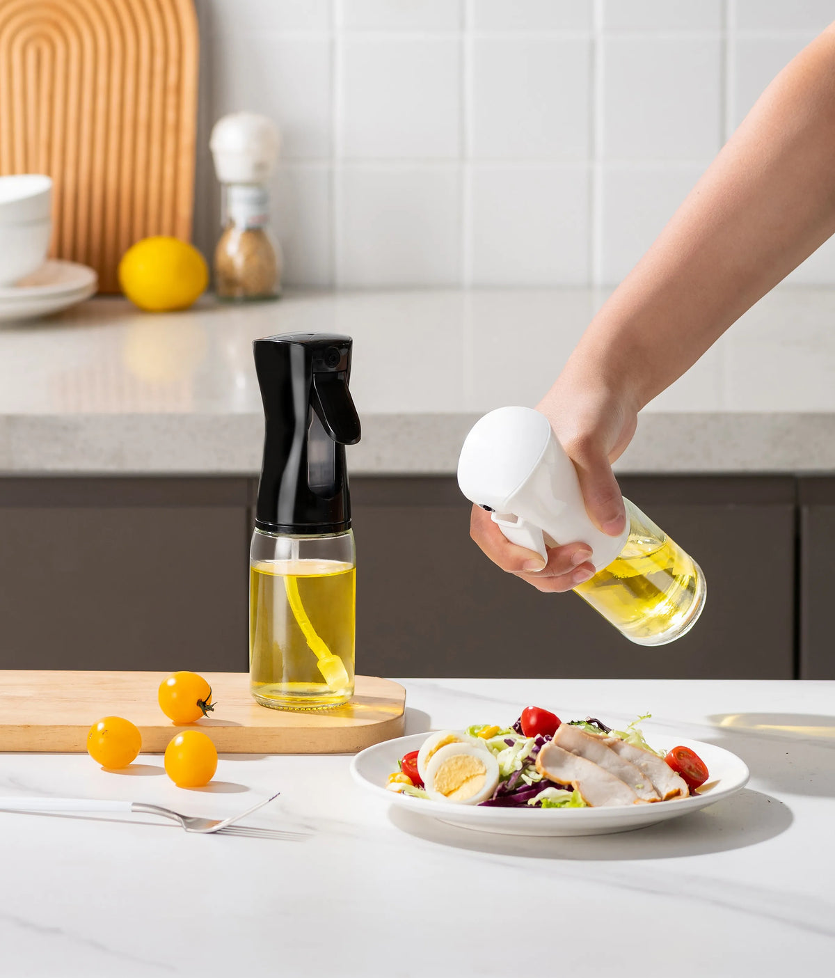 Classic Olive Oil Sprayer for Cooking Glass Oil Dispenser Bottle Spray Mister Refillable Food Grade Oil Vinegar Spritzer Spray