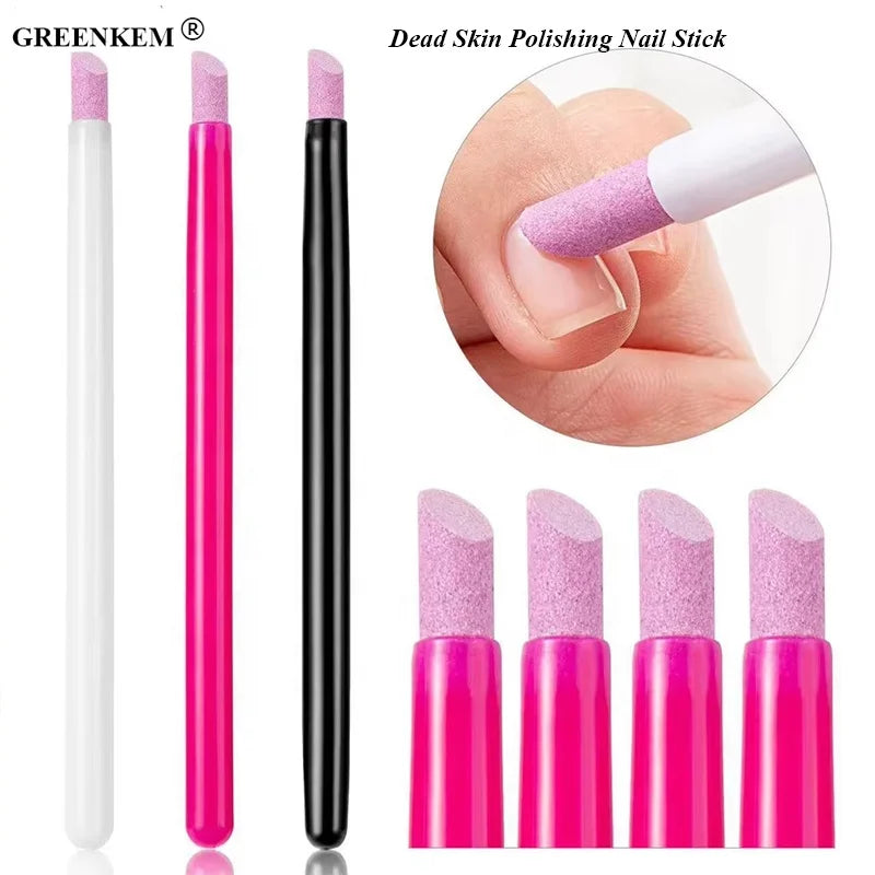 Dead Skin Polishing Nail Stick Quartz Pen With Ceramic Grinding Head for Professional Nail Tool Quartz Pen