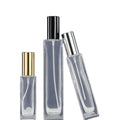 Wholesale Luxury Glass Perfume Bottles 30ml/50ml Clear Square Dropper Cap Screen Printed Carton Packed 100pcs MOQ