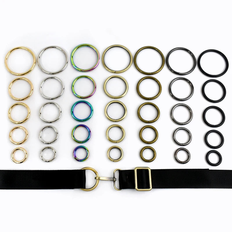 Deepeel H2-1 4.8mm 3.8mm Bag Hardware Accessories DIY Handmade Zinc Alloy O Ring Buckles Connective Buckles for Bag Strap Chain