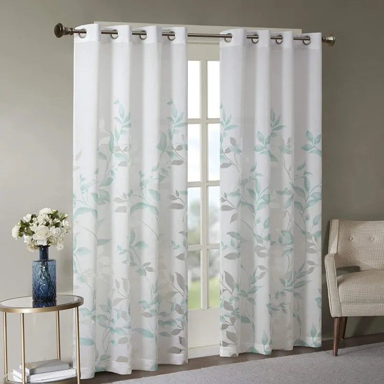 XinLan Luxury Home Curtain Decorative Breathable Hotel Room Light Weight Tulle Net Curtain