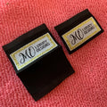 Center Fold Textile t Shirt Woven Clothing Labelmetallic Gold logo Taffeta Woven Label for Hoodie