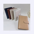 Wholesale Macaroon Leather Cover Loose Leaf Luxury Waterproof Card Holder Binder Budget Planner Cash Envelopes Budget Binder A6