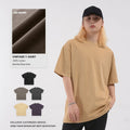 Custom Men's 100% Cotton T-Shirt Retro Wash Comfortable Oversized Fit Custom Logo Print Raw Hem Vintage T Shirt