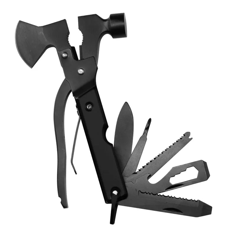 Multi-functional Camping Hatchet Stainless Steel Hammer Outdoor Multi Tool Survival Axe