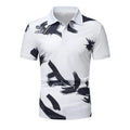 Wholesale Printed Men's New Fashion Trend Printed Pullover Polo Knit Polo Shirt for Men