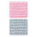 DIY Mini Eco-Friendly Alphabet Number Letter Cookie Silicone Mold 80g for Chocolate Cake Decoration