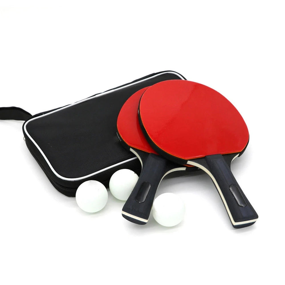 Private Custom 2 Premium Rackets and 3 Table Tennis Balls Ping Pong Paddle Sets Table Tennis Rackets Game Accessories