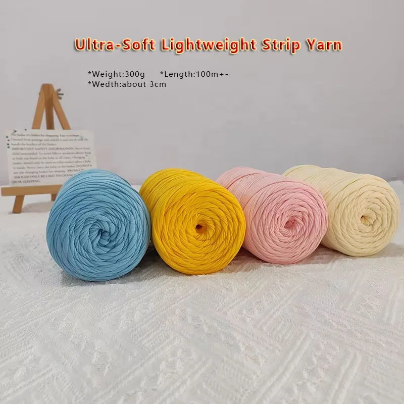 Customizable 100% Polyester Fil De T-Shirt Yarn Recycled Cotton Fancy Yarn