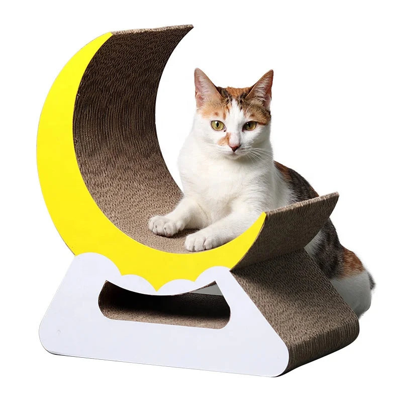Eco-Friendly High-Density Corrugated Paper Cat Scratcher Cardboard Carton Packaging Pet-Safe for Cats Small Animals Indoor Use