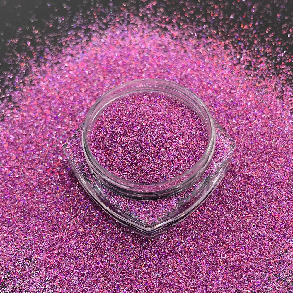 Eco-friendly Holographic Hexagon Nail Glitter Powder 1 Kilo Fine Cosmetic Glitter Powder for Nail Face Body Make Crafts