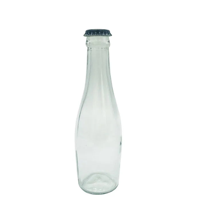 200 ml Round Shape Empty Glass Drinking Bottles Wholesale