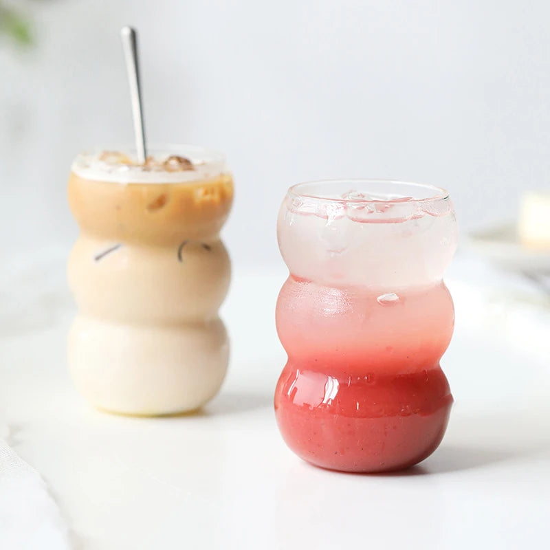 550ml  Best Seller Large Capacity  Custom High Borosilicate Glass Coffee Cups Latte Cup Coffee Mugs