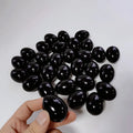HZ Small Medium Large Gemstone Crystal Black Obsidian Yoni Egg Set for Vaginal Exercise Crystal Crafts