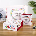 Different Sizes Bulk Sturdy Durable Thank You Gift Paper Shopping Bag With Handles for Birthday Parties
