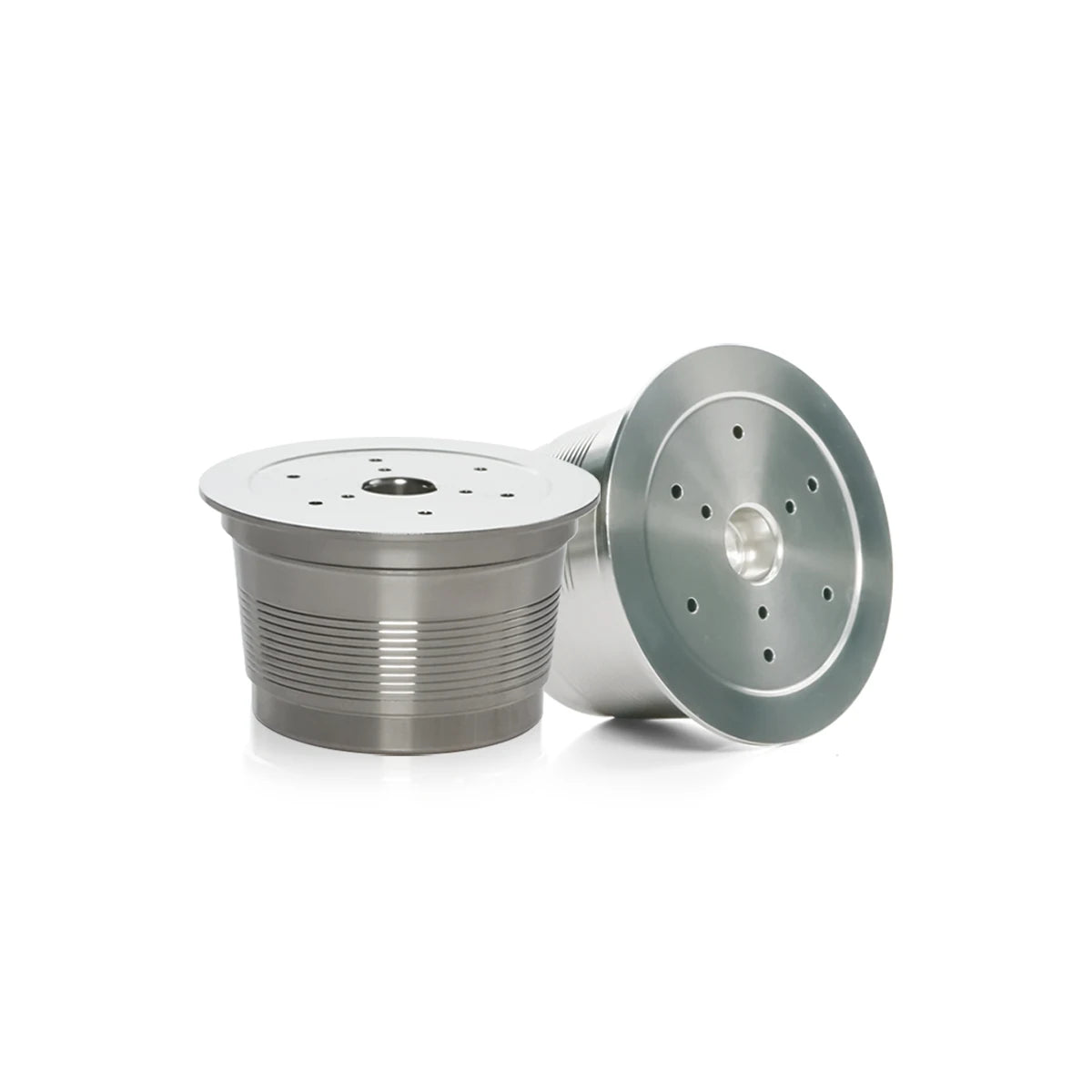 1 Pod 1 Tamper Wareset Stainless Steel Refillable Coffee Filter Capsule for Tchibo Cafissimo Caffitaly Pod Systems