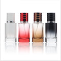 China Custom Duft Flasche Empty Cylindrical Glass Perfume Spray Bottles 30ml 50ml 100ml Glass Cosmetic Packaging Spray Bottle