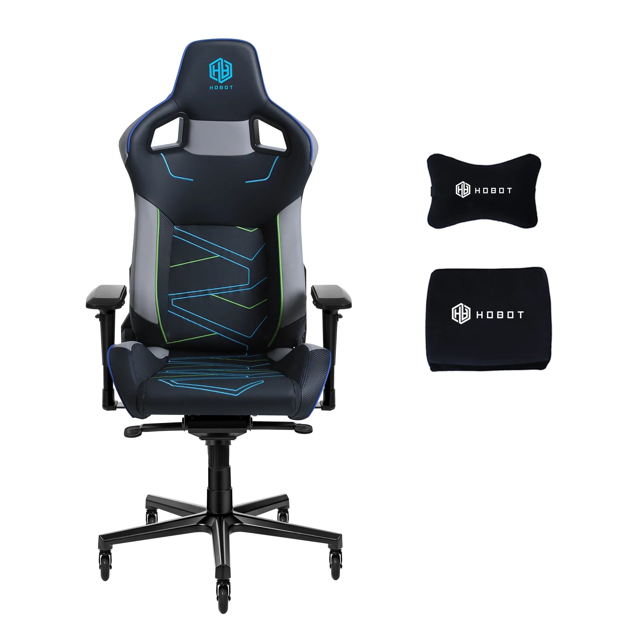 Stylish Ergonomic Executive Racing Style Gaming Stool Reclining and Foldable PU Leather Lift Chair for Home Office Use