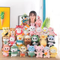 8" Blue Pink Cartoon Stuffed Plush Toy Animal Plush Toys Stitches Anime Figure Stuffed Toys for Kids Gift